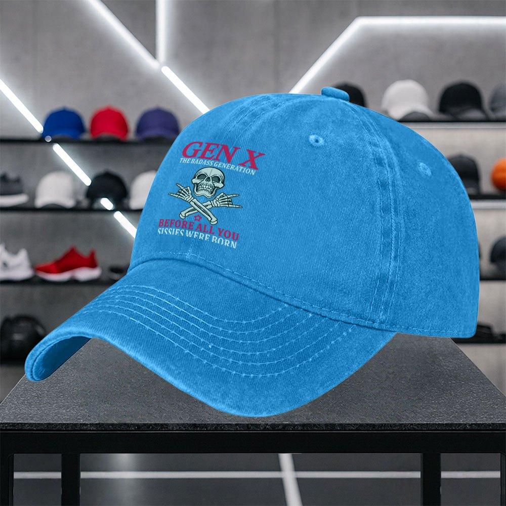 Gen X Rebellious Generation Baseball Cap Stylish Unisex Casual Hat for Outings Dates Shopping