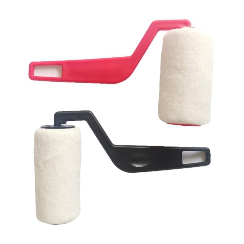 Home Painting Kit 5 Piece with Brush, Small Rollers and Support Items for Furniture Care, Trim Work and Repairs
