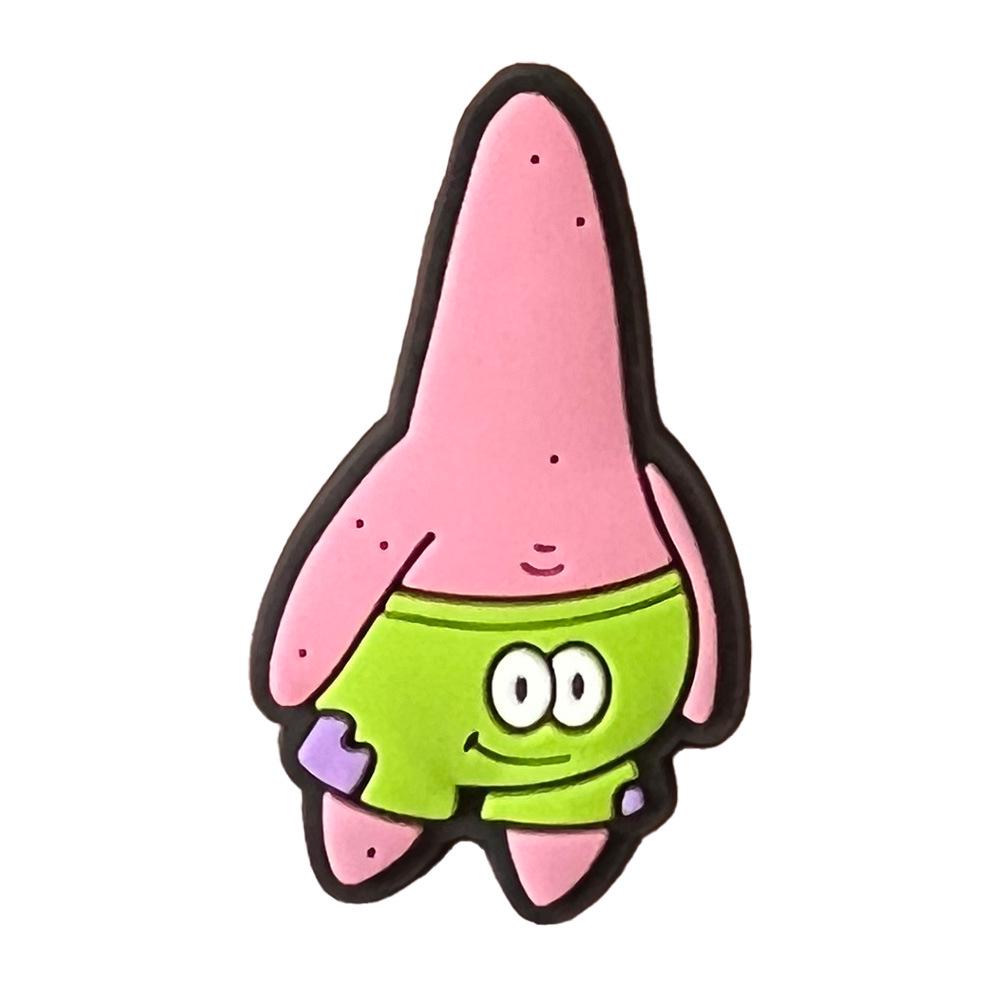 SpongeBob Cute Clog Decorations: Soft PVC Accessories for DIY Shoes