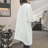 Plus Size Mid-Length Double-Sided Velvet Long-Sleeve T-shirt for Women - Korean Style, Slimming Base Layer for Autumn/Winter
