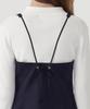 Covernat Woman Pinafore Mini Dress Navy