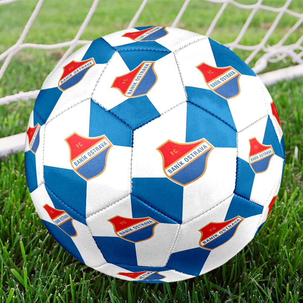 Fc Banik Ostrava Crest Size 5 Soccer Balls, High-Quality, Anti-Slip, Protective Football, a Unique Gift Suitable for Birthdays, Christmas
