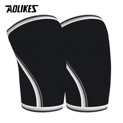 Aolikes Kniebandagen & Kompressionsorthese (1 Paar) -Für Kniebeugen, Fitness, Gewichtheben und Powerlifting - Gymreapers 7mm Sleeve