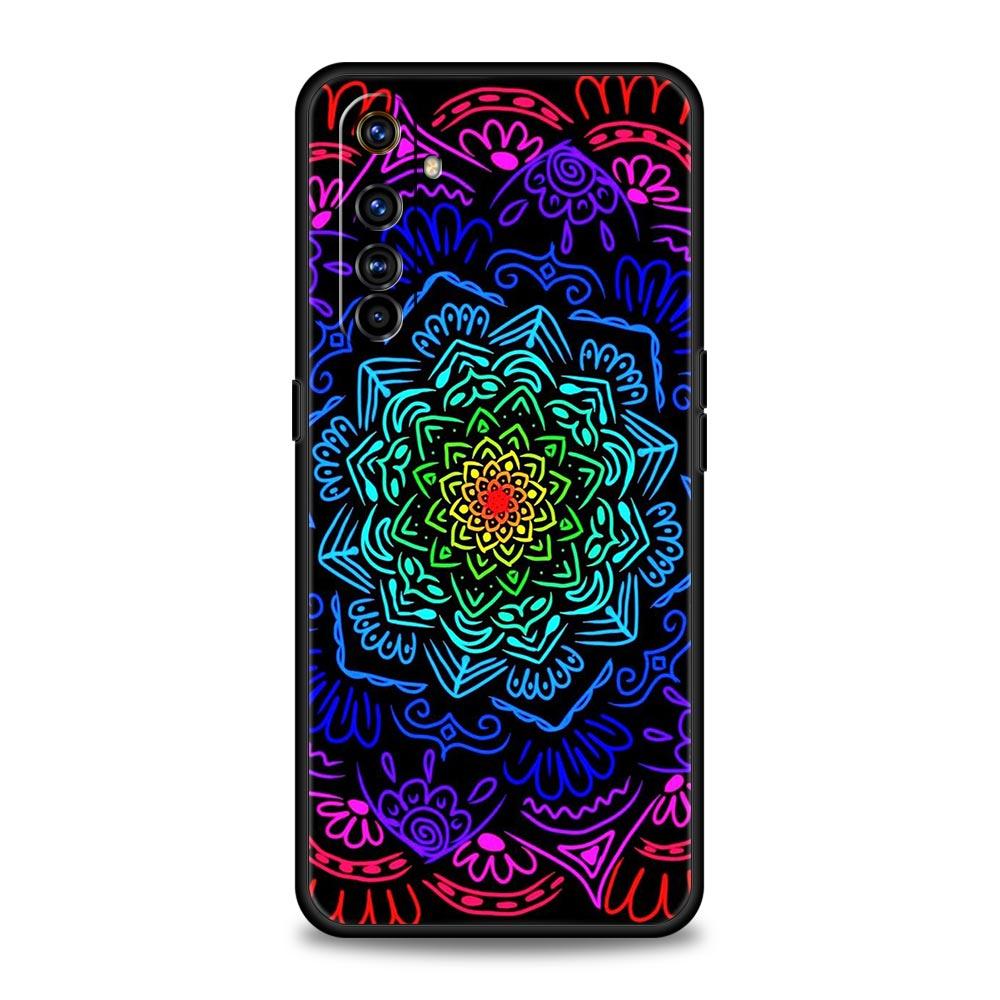 

Тотем цветка мандалы для Realme 11 10 9 8 5G 7 6 GT2 Pro Plus C21 C11 C25 C35, силиконовый чехол для Realme GT Neo 2 3 3T, чехол для телефона Realme 10