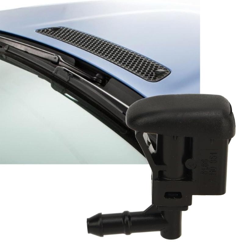 Universal Windshield Cleaning Jet Nozzle Wider Coverage 61667056732 Replacement Strong Construction for Car E46 320i