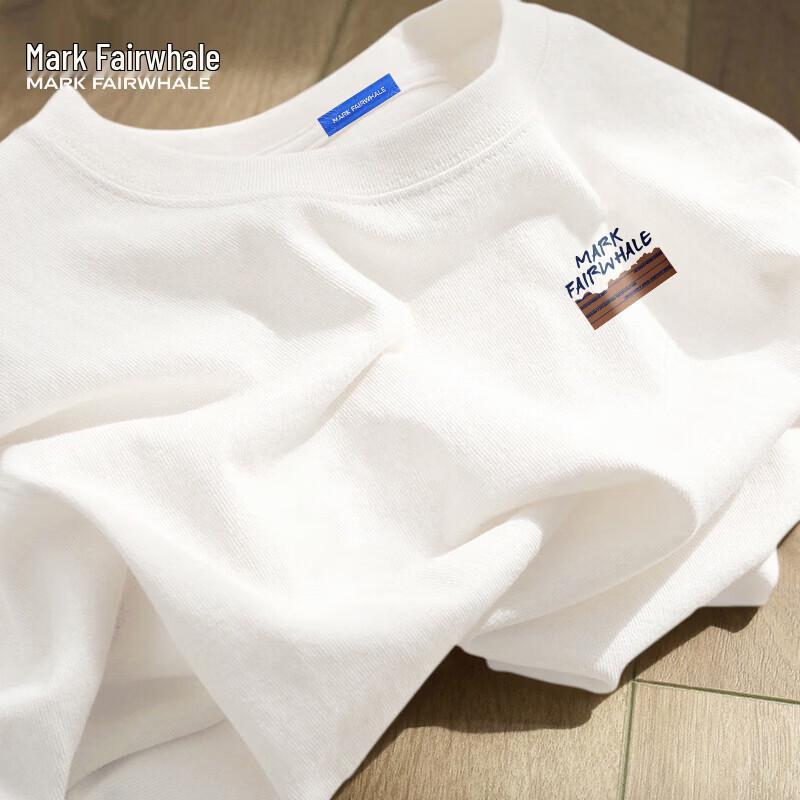 Mark Fairwhale Men s 260G Heavy Cotton Loose Fit T-Shirt L