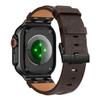 Leather Strap for Apple Watch Ultra3 2 1 49mm 46mm 45mm 44mm Series 11 10 9 8 7 6 5 4 Se Band Man Elegant Bracelet Replacement