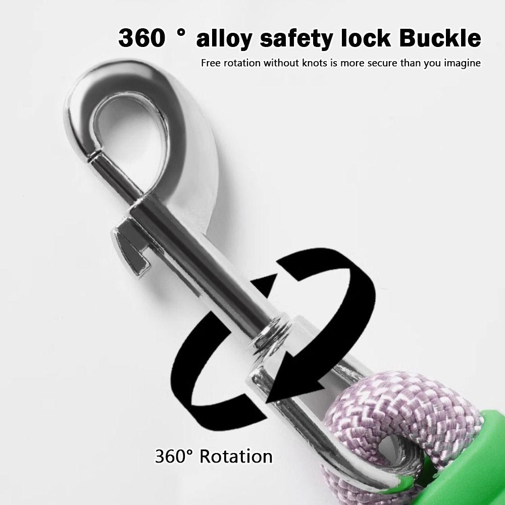 Verstellbare Crossbody-Leine für Hunde Freihändige Leine Hochdichtes Nylonseil Tragbare Hundeleine Wolken-Schaumstoffgriff Jogging Training