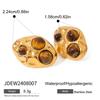 Youthway Vintage Tiger Eye Stud Earrings For Women Minimalist 18K Gold Plated Stainless Steel Earrings Simple Fashion Jewelry