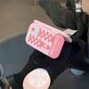 Funda de silicona rosa fucsia con forma de concha, con espejo de amor, para iPhone 16 15 Pro 14 13 Pro Max 15, funda suave a prueba de golpes, regalo para chica