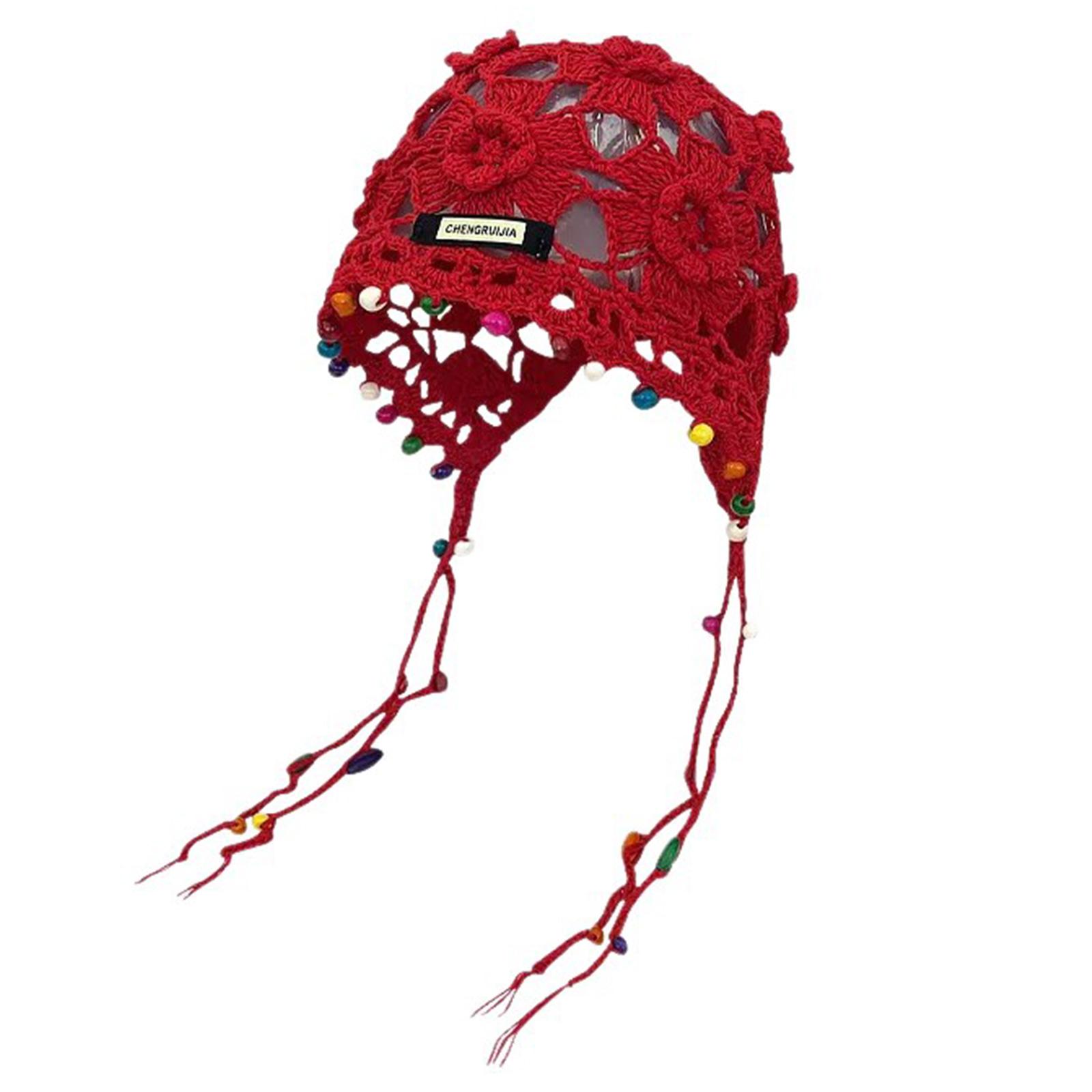 

Fishing Hat Stripe Trendy Hat Outdoor Cutout Women Skull Hat Knitting Winter Hat for Daily Use and Special Occasion красный