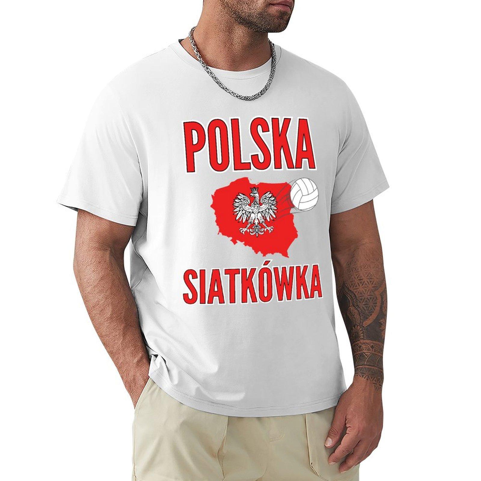Volleyball player  Poland TShirt graphics custom t shirt mens t shirts S