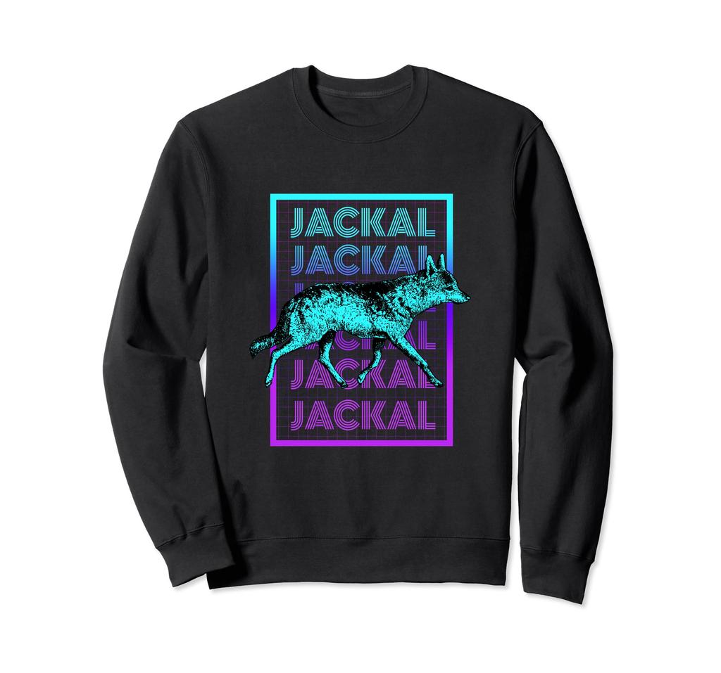 Jackal Animal Vintage Retro Jackal Sweatshirt