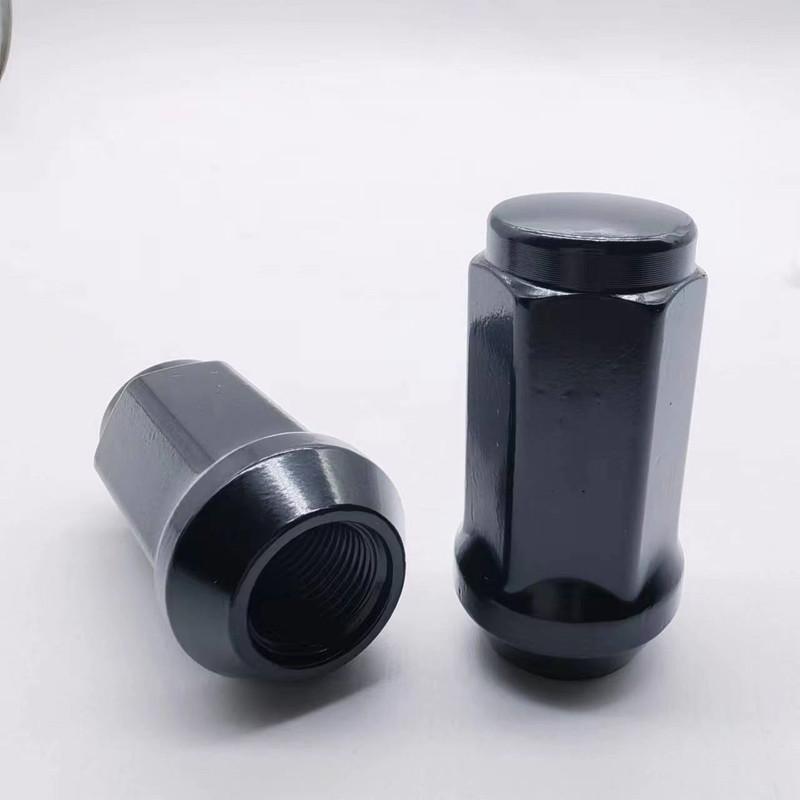 45mm Closed End Black Lug Nut for Grand Cherokee 2011-2024, 2018-2024 Jeep Wrangler -2024 Jeep Gladiator Hex 19mm