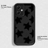 Black White Stars Lichee Pattern Case for Xiaomi Redmi Note 14 Pro Plus 10 14C Note 13 13C 12C 12 11 11s 12s A1 A2 A3 A4 Phone