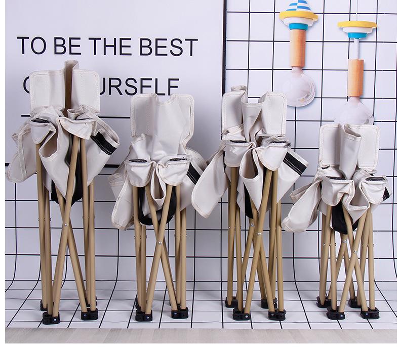 Chaise de Camping Pliante Portable d'Extérieur avec Logo Personnalisé - Parfaite pour la Pêche, le Croquis et les Sorties Printanières