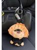 Creative Bee Dog Bow Tie Keychain: Cute Plush Bag Charm for Men & Women Gifts