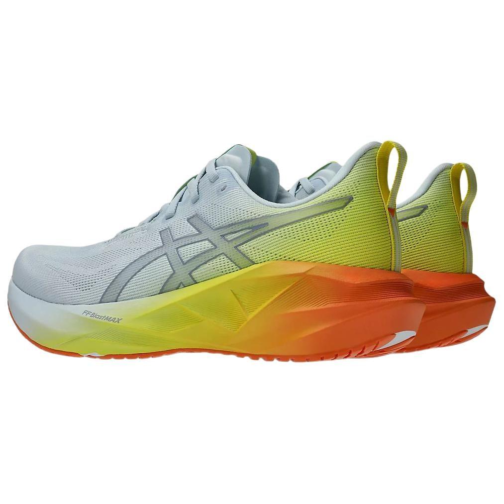 Asics NOVABLAST 5 Breathable Running Shoes Men's Blue Yellow Orange 1011C184-400