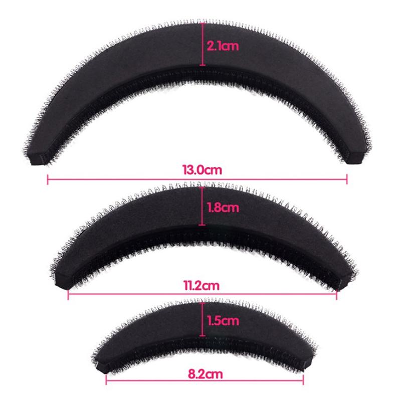 3Pcs/Set Hair Pads Hair Volume Increase Insert Base Hair Styling Accessories