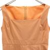 FOXEY NEW YORK Made In Japan No Sleeve One Piece 40 Orange Brown Women Used