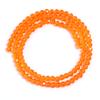 3/4/6/8/10mm Orange Faceted Crystal Beads Transparent Glass Loose Spacer Beads For Jewelry Making DIY Bracelet Necklace Supplies