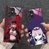 Holo Mori Calliope Glass Mobile Phone Case for Samsung Galaxy A56 55 54 53 52 51 36 35 34 23 16 15 5G Colorful Cover