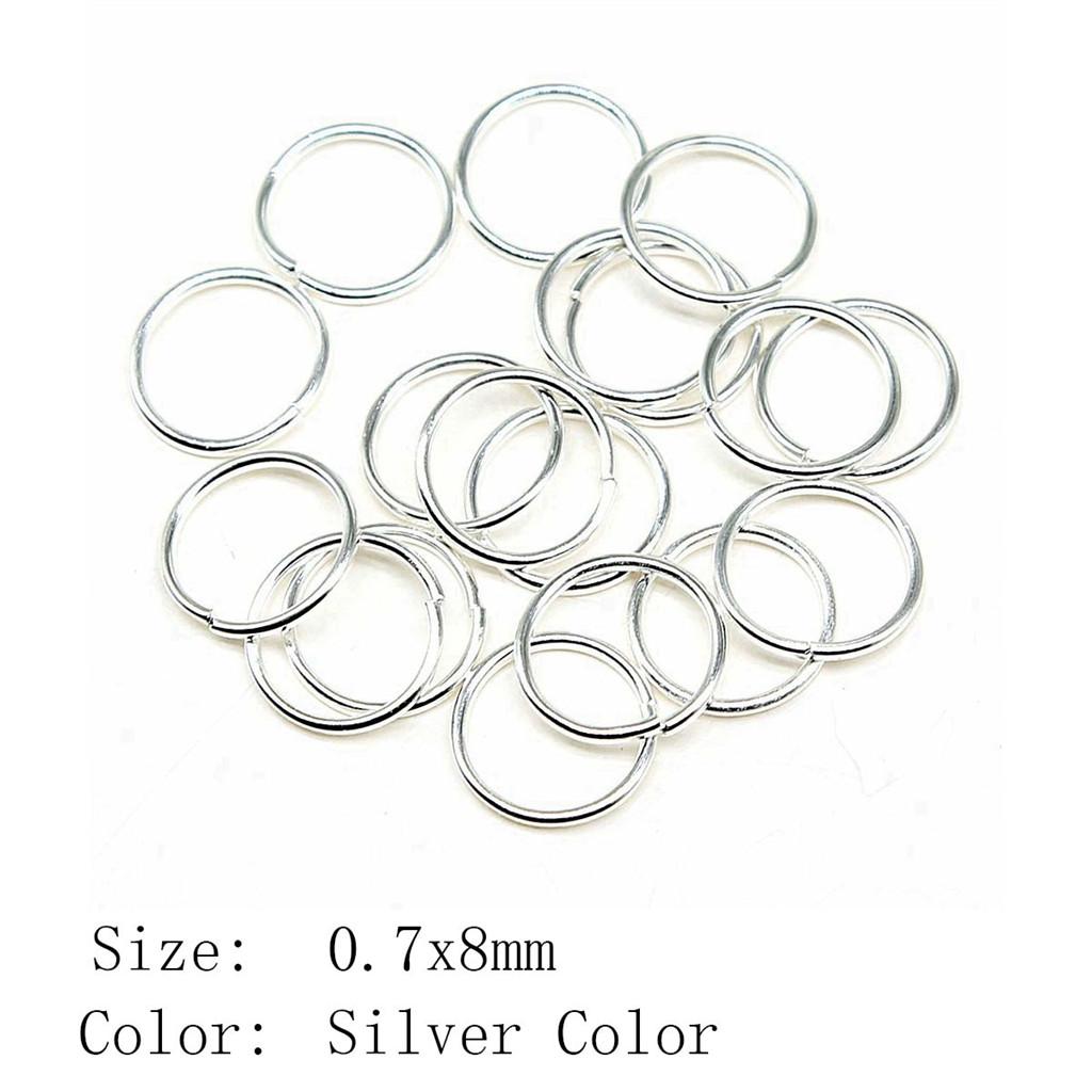 Father's Day Jewelry Materials Split Rings 5 Colors 9 Sizes Accessories Parts Women's Clothing Accessories For Women