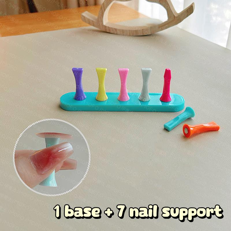 

1 Набор Пластиковый Магнитный Держатель для Ногтей Конфетного Цвета Подставка для Практики Дисплей Полка для Демонстрации Лака для Ногтей Инструмент для Нейл-Арта A1