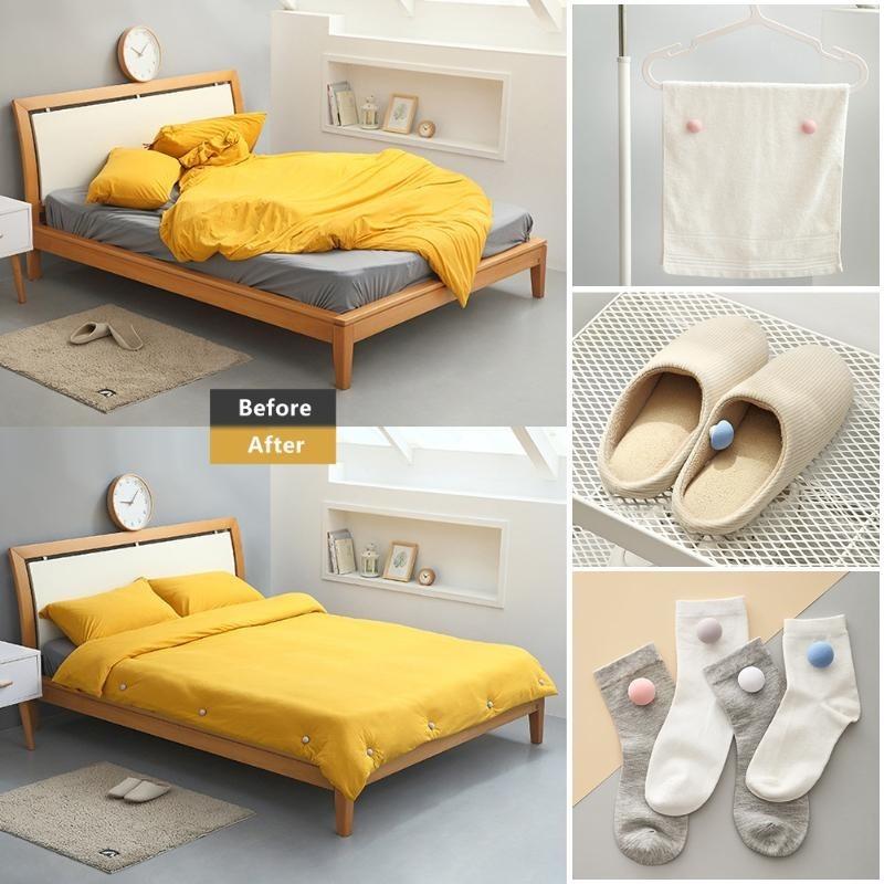 20PCS BedSheet Quilt Clip One Button Unlock Duvet Cover Fastener Clip Anti Slip Blanket Buckles Quilt Holder Fixator Grippers