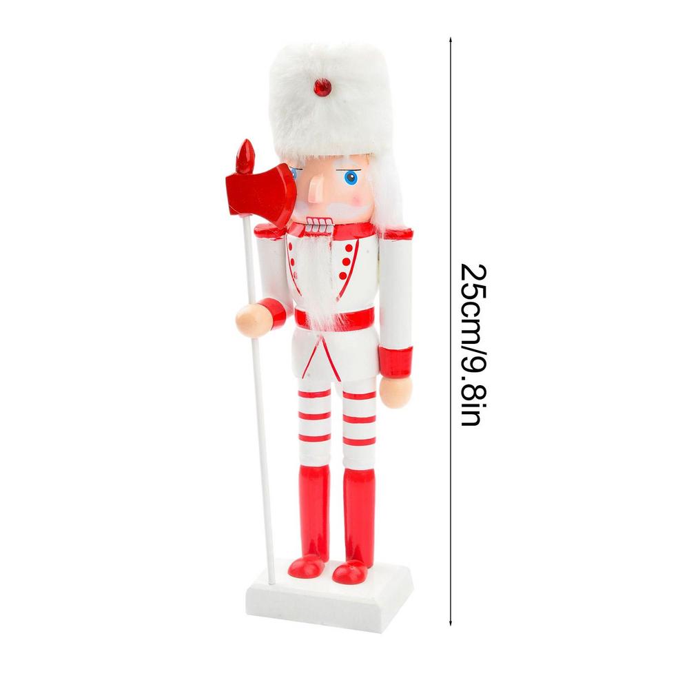 Wooden Nutcracker Figures Large King Nutcrackers Christmas Decorations Traditional Wood Nutcracker Decor For Festive Xmas