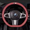 For BMW Car Steering Wheel Cover M X1 X3 X5 X6 G20 G30 E39 E46 E87 E90 E92 F10 F15 F30 Suede Suede Leather Accessories /Stickers rvbf26