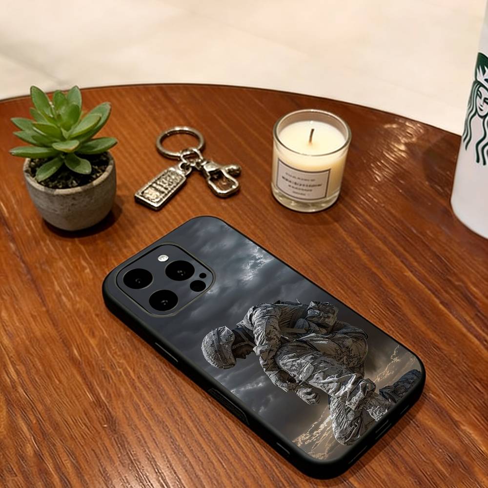 Army special forces Phone Case For iPhone 17, 16,15,14,13,12,11 Plus,Pro Max, Others Soft Black Cover