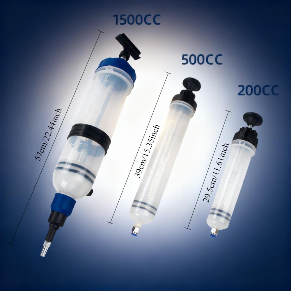 Automotive liquid extraction pump, dual-purpose oil injector&suction device, transmission brake fluid auto-car maintenance tool