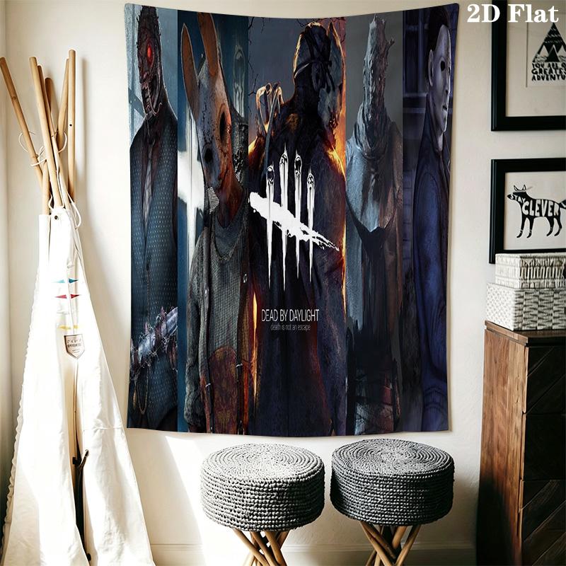 Dead Daylight 2D Flat Wall Tapestry Tapestry Background Cloth Fashion Print Wall Covering Decoration Homestay Soft Decoration Tapestry