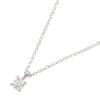 Used Solitaire Necklace Necklace Pt950 Platinum Silver Clear Used