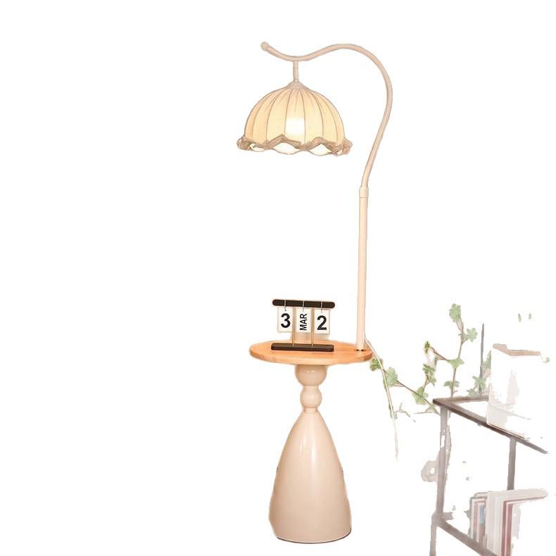 French Floor Lamp: Internet Celebrity Style for Living Room, Bedroom, or Sofa Side; Integrated Atmosphere Lighting.
