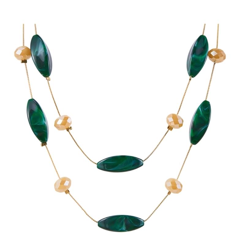 Alloy Collarbone Necklace with Geometric Designs for Various Occasions