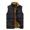 Men Casual Winter Warm Zipper Sleeveless Vest Jacket Coat Outwear Tops