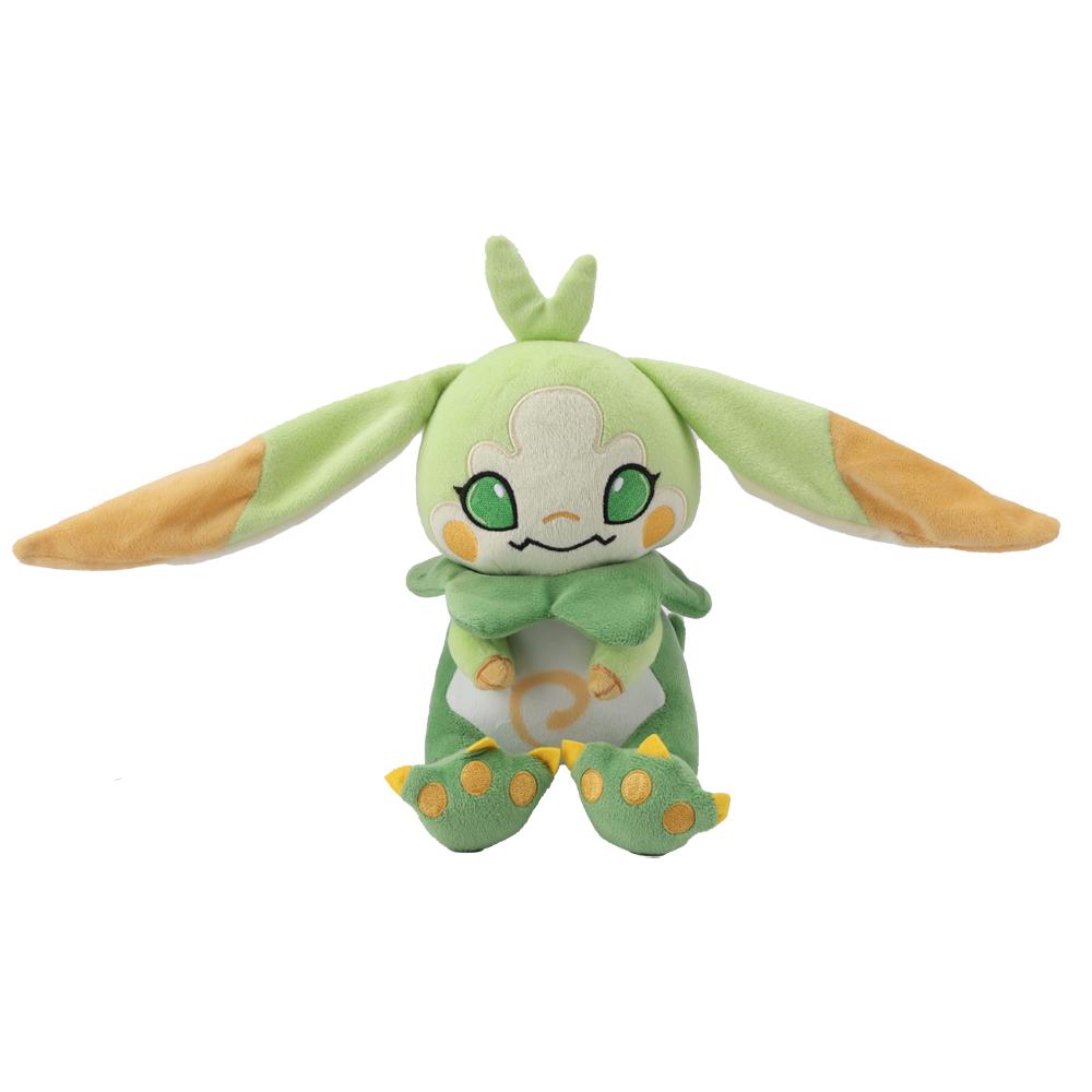 Kawaii Cartoon Natla Yong Dragon Plush Toy Around Genshin Impact Game Character Plush Exquisite Stuffed Toy Kids Halloween Gift 25cm светло-зеленый