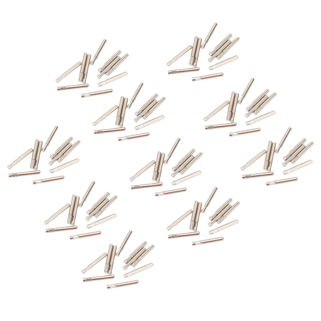 100pcs 0.1in Electrode Wire Pin Copper Connection for TENS Unit Slimming Massager Physiotherapy