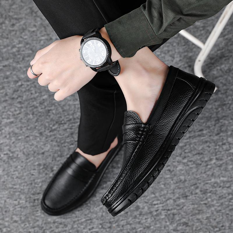 Мужская удобная деловая обувь из натуральной кожи — фото 7