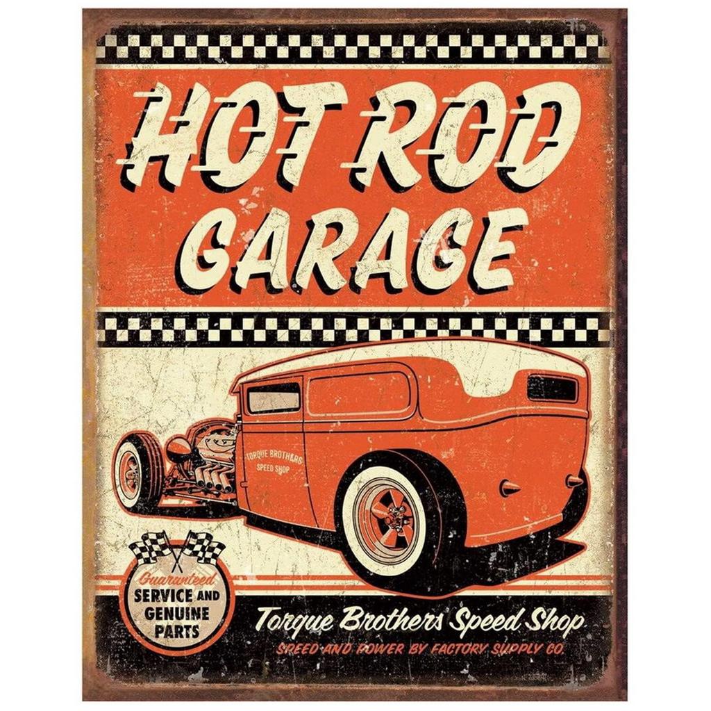 Classic Auto Garage Car Full Service Metal Tin Signs Wall Art Posters Plate Wall Decor for Bars Man Cave Cafe Clubs Garage Retro