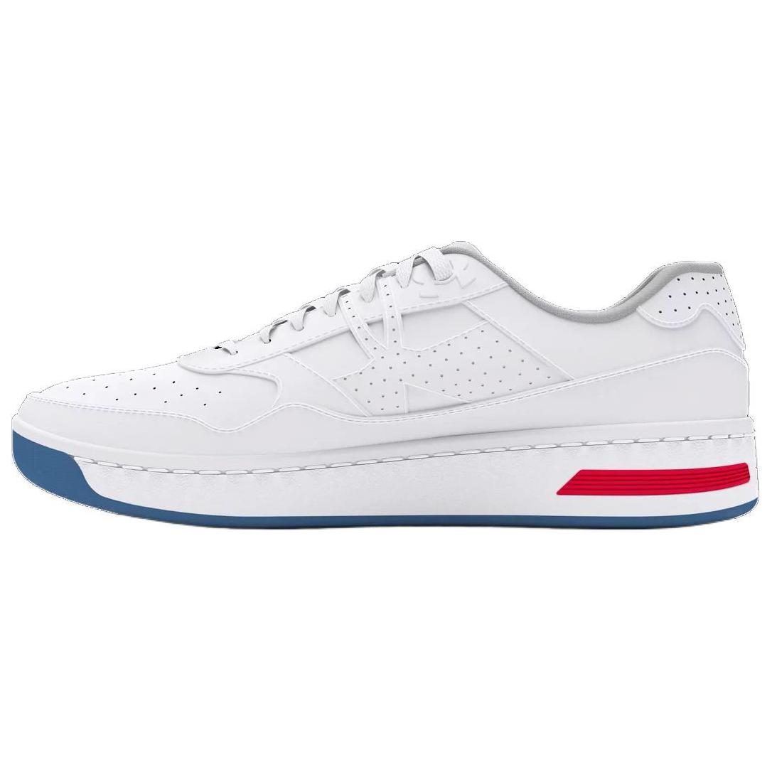 Under Armour Court 96 Men White Blue Red 3028633-100 42.5
