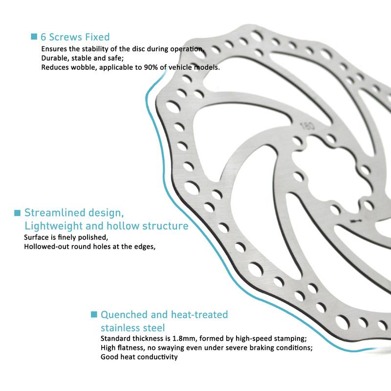 AI CYCLING MTB Mountain Bike Disc Brake Rotors for Road Bikes Hydraulic Braking System 140/160/180/203mm