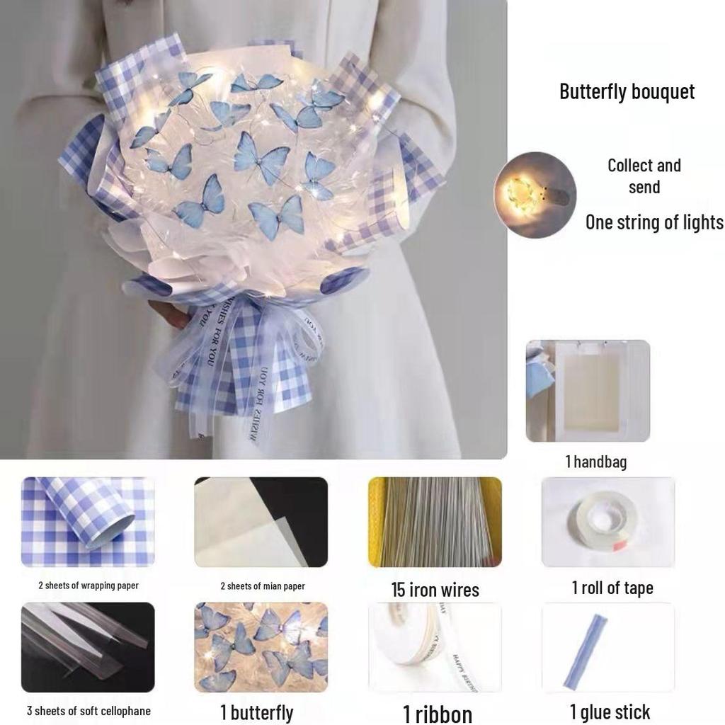 DIY Butterfly Bouquet Handmade Kit - Perfect Birthday Gift for Bestie