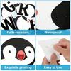 70PCS Winter Penguin Snowflakes Cutouts Kit DIY Photo Sliding INTO A New Year Bulletin Board Set for School Holidays Classroom Decor
