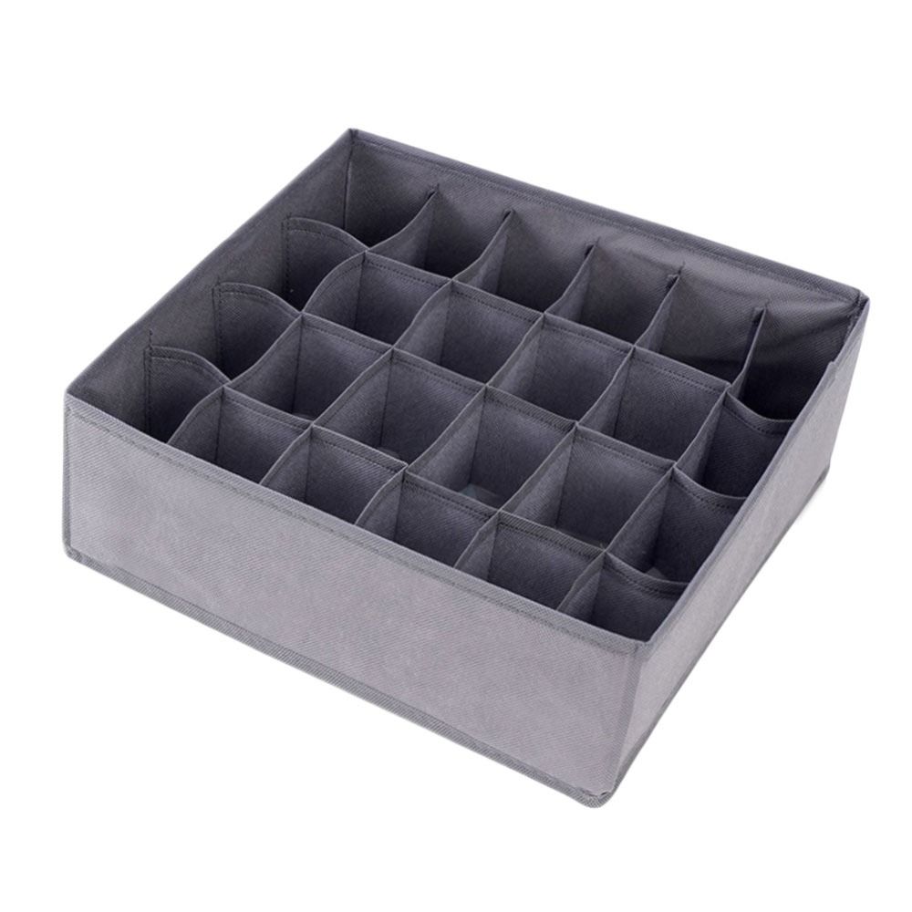 Clothes Ties Underwear Storage Organizer Foldable Large Capacity Drawers Clothes Organizer Compartments 24-Grid