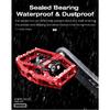 CXWXC 2 In 1 SPD Bicycle Self-Locking Pedal/Flat Bike Pedal for MTB/Road Aluminum Anti-slip 3 Sealed Bearing Bike Lock Pedal