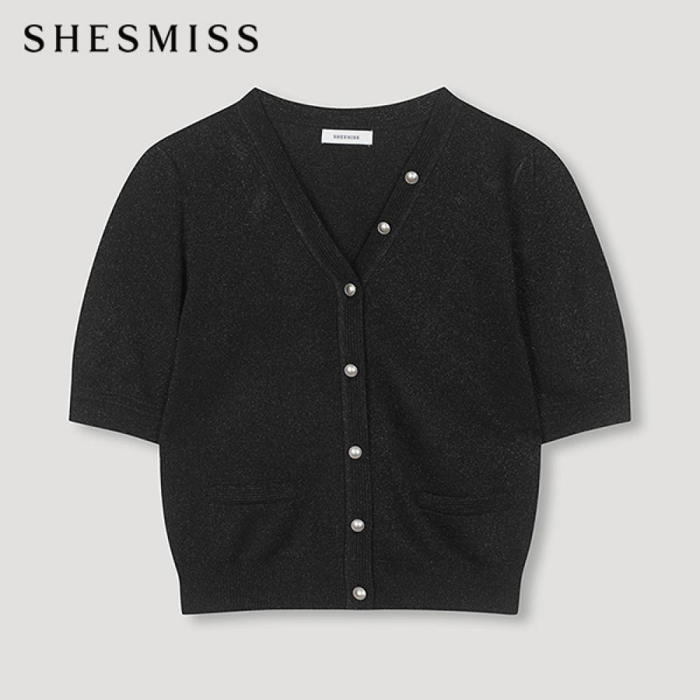 

She S miSS Glitter Knit Cardigan SSkcdn22530 Bk blacks/55