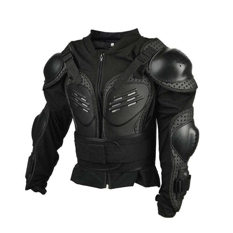 Kids' Protective Gear Set: Motorcycle Helmet, Armor, Balance Bike Pads, Ski Suit, Hand & Back Guards, Chest Protector, Anti-Fall Armor.